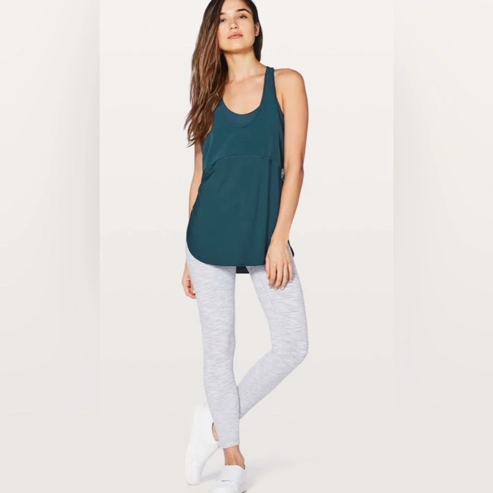 Lululemon Twist Around Tank in Jaded